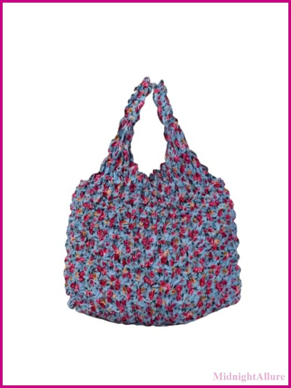 Pleated Shopping Bag Machine Washable Portable Large Capacity Expandable